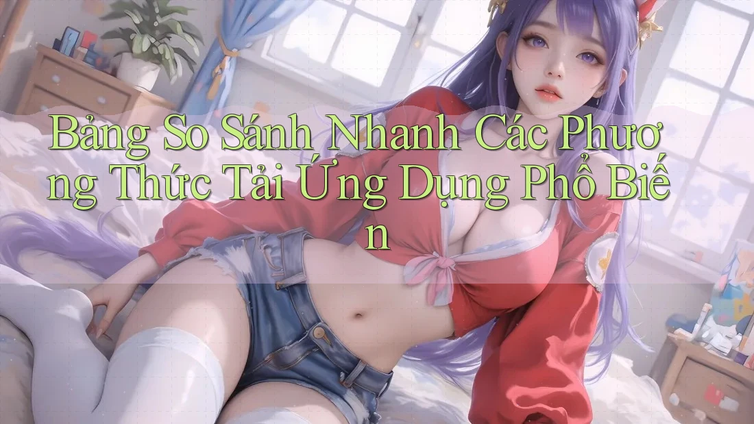 Bảng So Sánh Nhanh Các Phương Thức Tải Ứng Dụng Phổ Biến