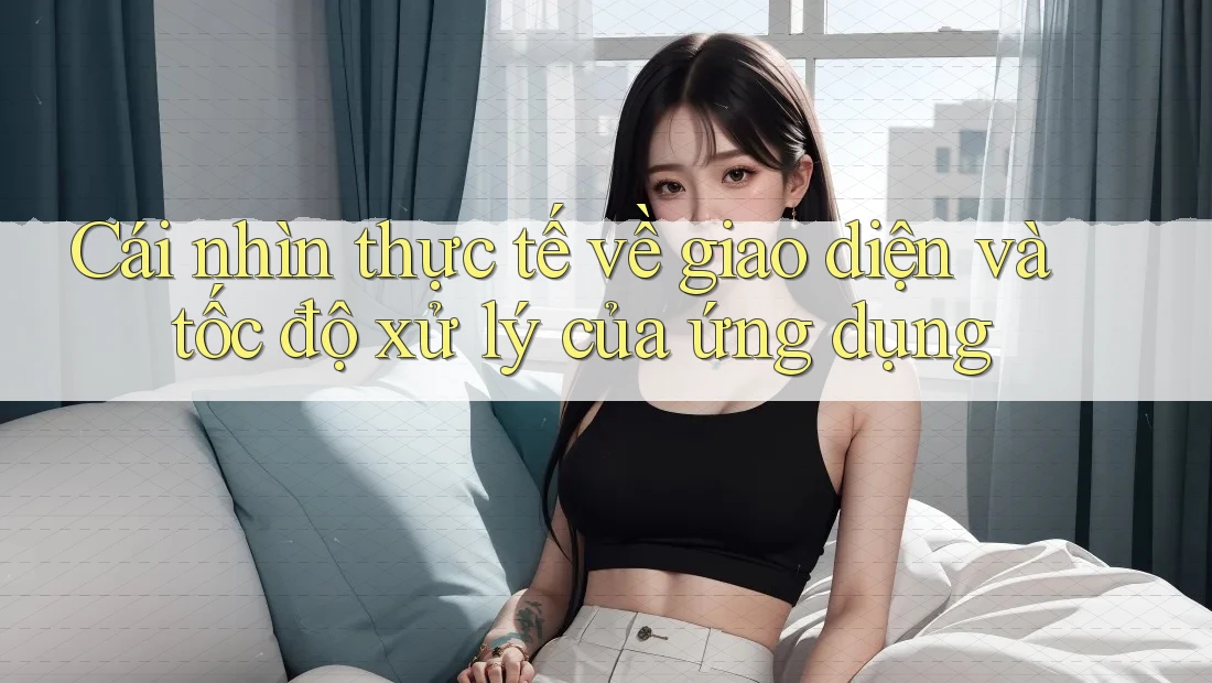 Cái nhìn thực tế về giao diện và tốc độ xử lý của ứng dụng