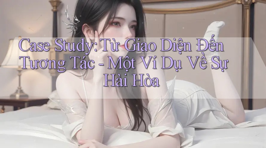 Case Study: Từ Giao Diện Đến Tương Tác - Một Ví Dụ Về Sự Hài Hòa