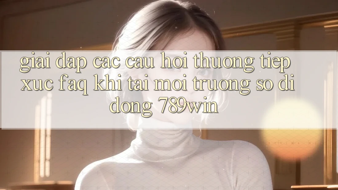 Giải Đáp Các Câu Hỏi Thường Tiếp xúc (FAQ) Khi Tải Môi trường số di động 789win