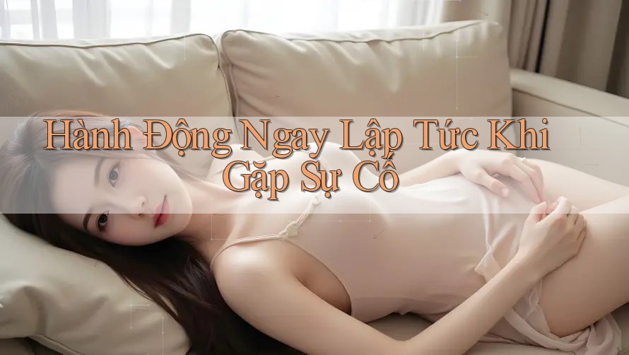 Hành Động Ngay Lập Tức Khi Gặp Sự Cố