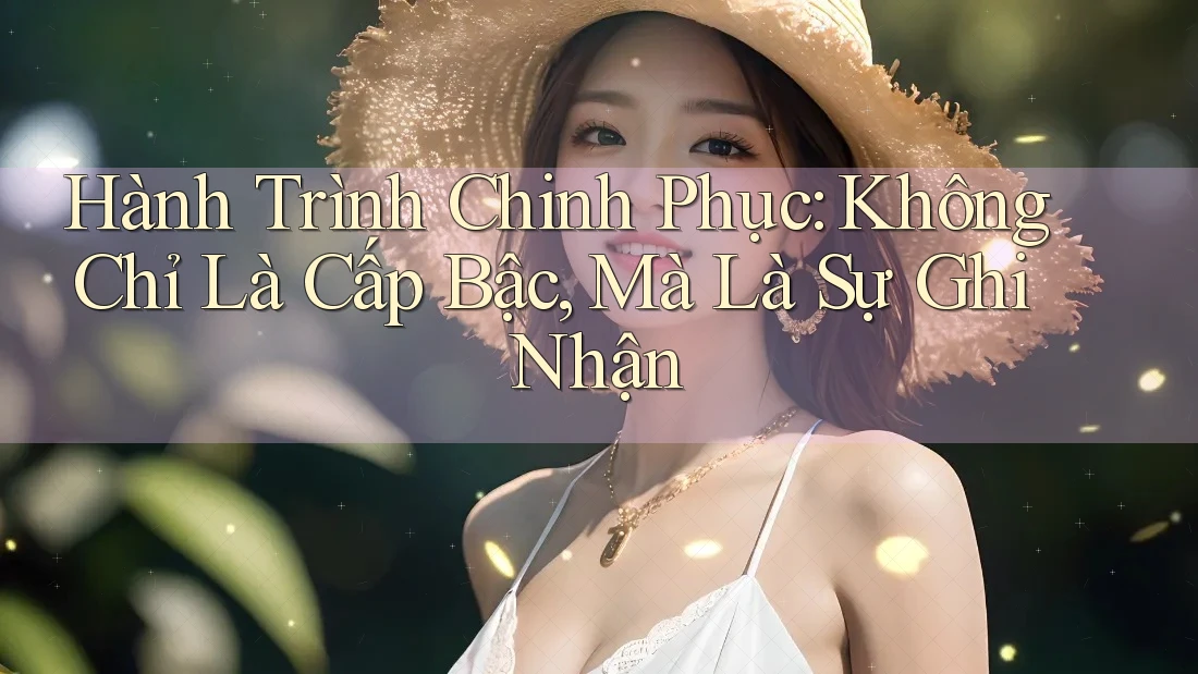 Hành Trình Chinh Phục: Không Chỉ Là Cấp Bậc, Mà Là Sự Ghi Nhận Hành Trình Chinh Phục: Không Chỉ Là Cấp Bậc, Mà Là Sự Ghi Nhận
