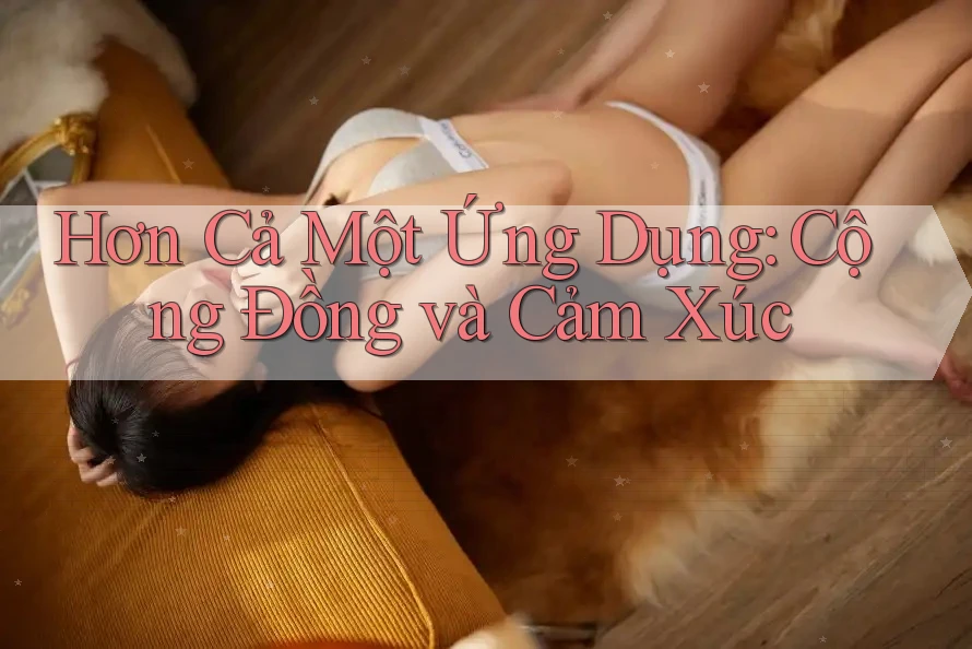 Hơn Cả Một Ứng Dụng: Cộng Đồng và Cảm Xúc