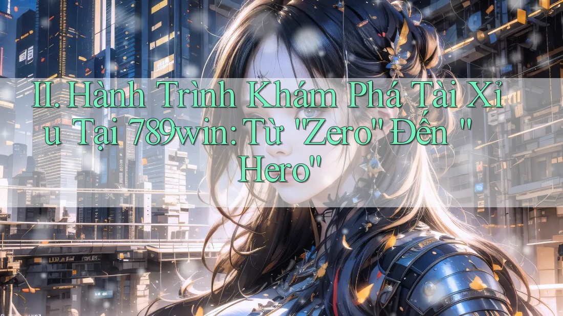 II. Hành Trình Khám Phá Tài Xỉu Tại 789win: Từ “Zero” Đến “Hero”