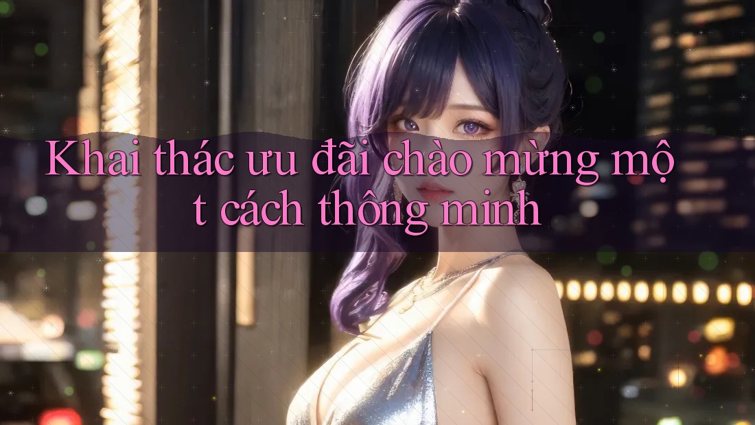 Khai thác ưu đãi chào mừng một cách thông minh