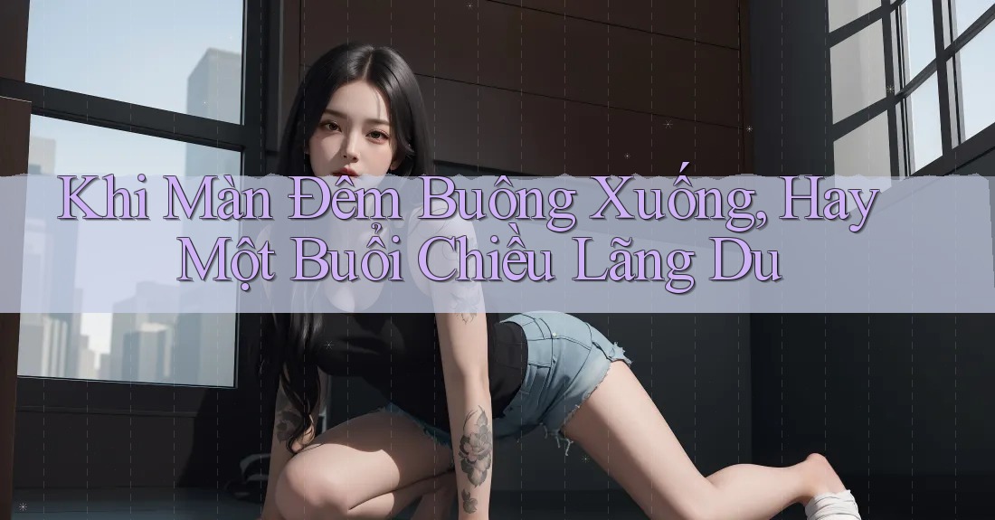 Khi Màn Đêm Buông Xuống, Hay Một Buổi Chiều Lãng Du