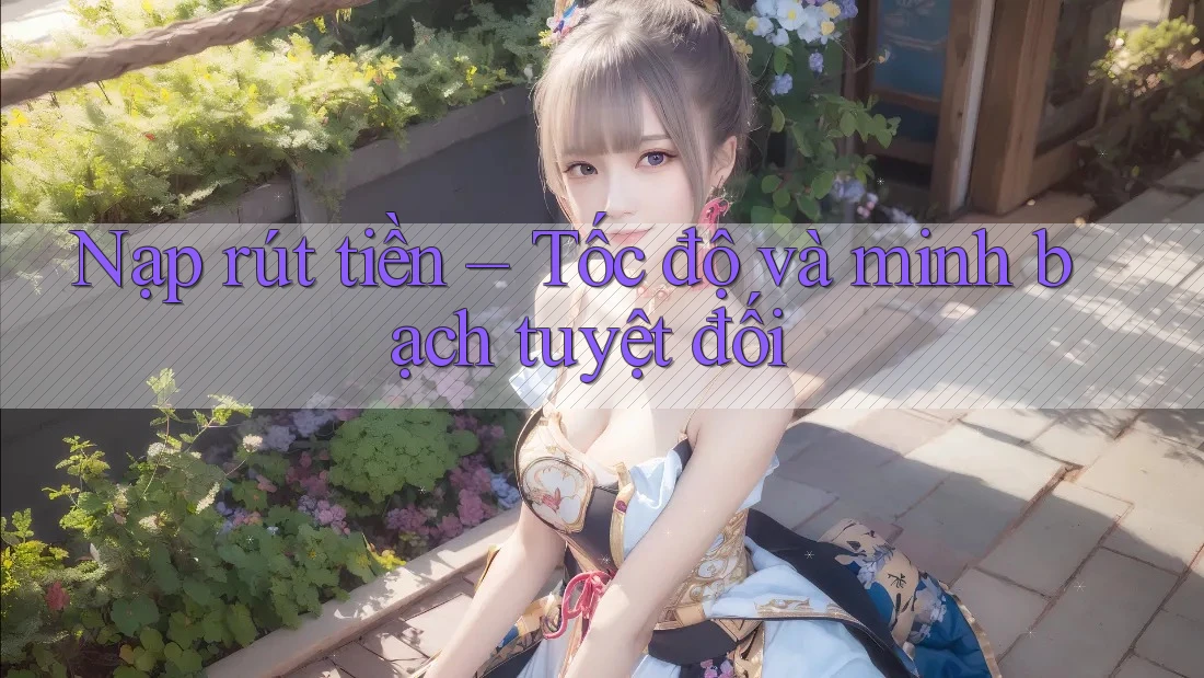 Nạp rút tiền – Tốc độ và minh bạch tuyệt đối