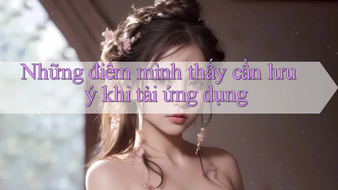 Những điểm mình thấy cần lưu ý khi tải ứng dụng