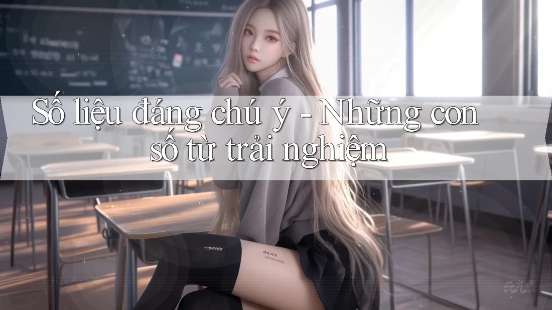 Số liệu đáng chú ý - Những con số từ trải nghiệm