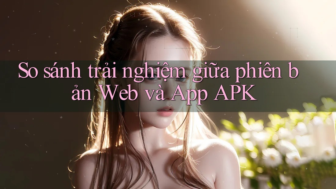 So sánh trải nghiệm giữa phiên bản Web và App APK