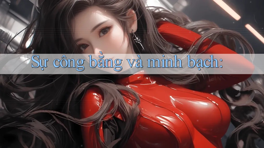 Sự công bằng và minh bạch:
