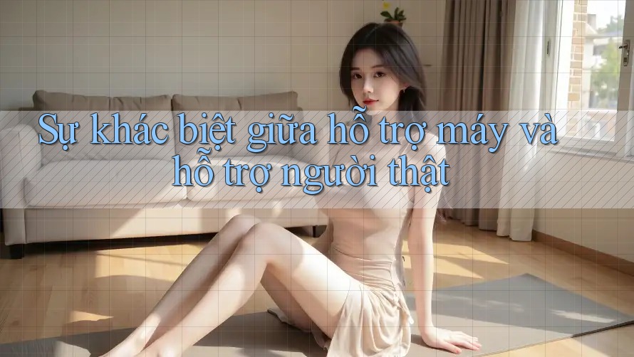 Sự khác biệt giữa hỗ trợ máy và hỗ trợ người thật