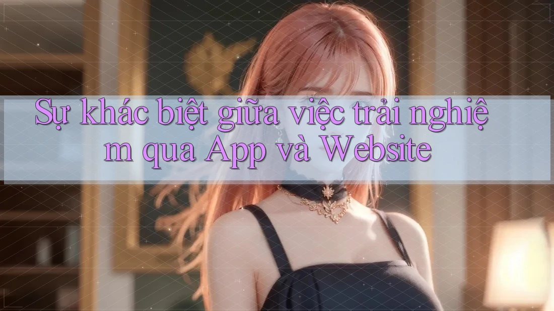 Sự khác biệt giữa việc trải nghiệm qua App và Website