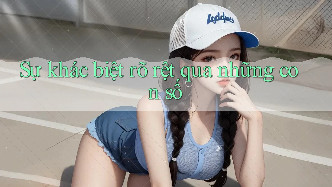 Sự khác biệt rõ rệt qua những con số