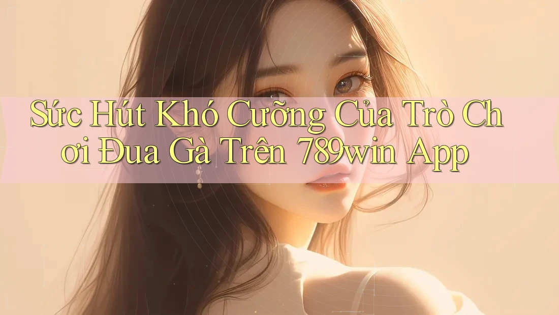 Sức Hút Khó Cưỡng Của Trò Chơi Đua Gà Trên 789win App
