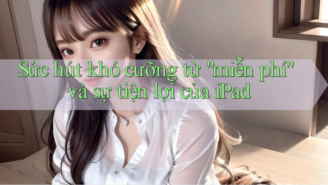 Sức hút khó cưỡng từ “miễn phí” và sự tiện lợi của iPad