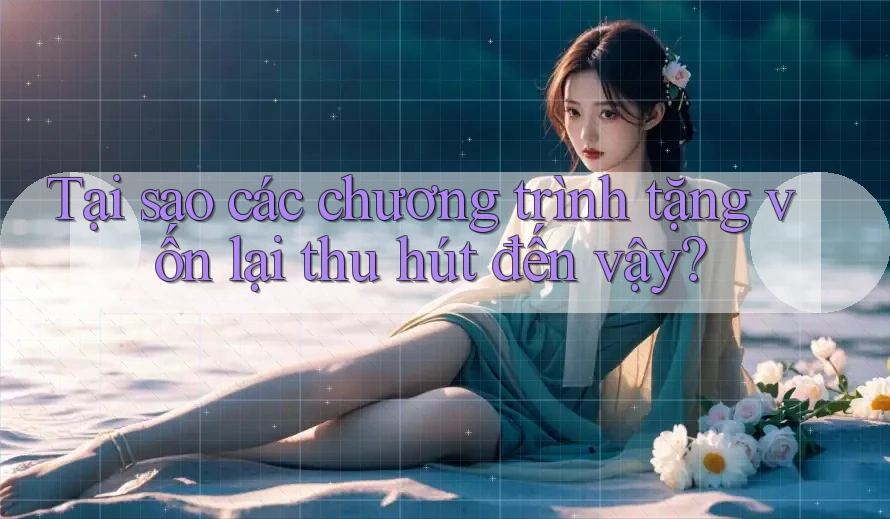 Tại sao các chương trình tặng vốn lại thu hút đến vậy?