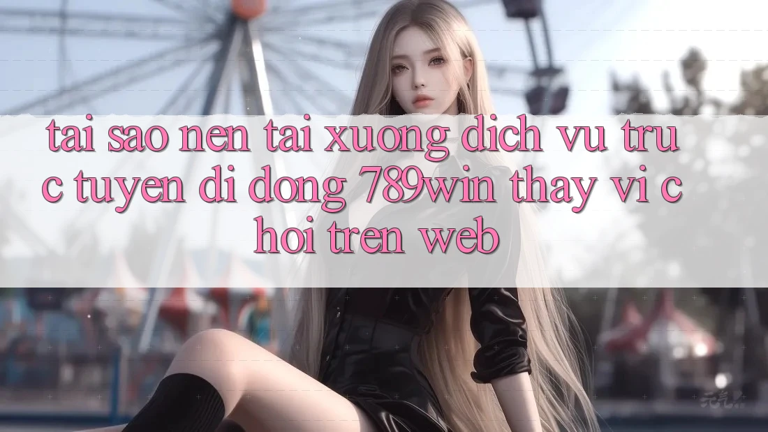 Tại Sao Nên Tải xuống Dịch vụ trực tuyến di động 789win Thay Vì Chơi Trên Web?