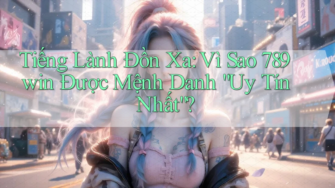 Tiếng Lành Đồn Xa: Vì Sao 789win Được Mệnh Danh “Uy Tín Nhất”?