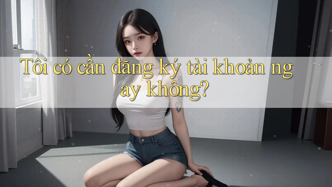 Tôi có cần đăng ký tài khoản ngay không?