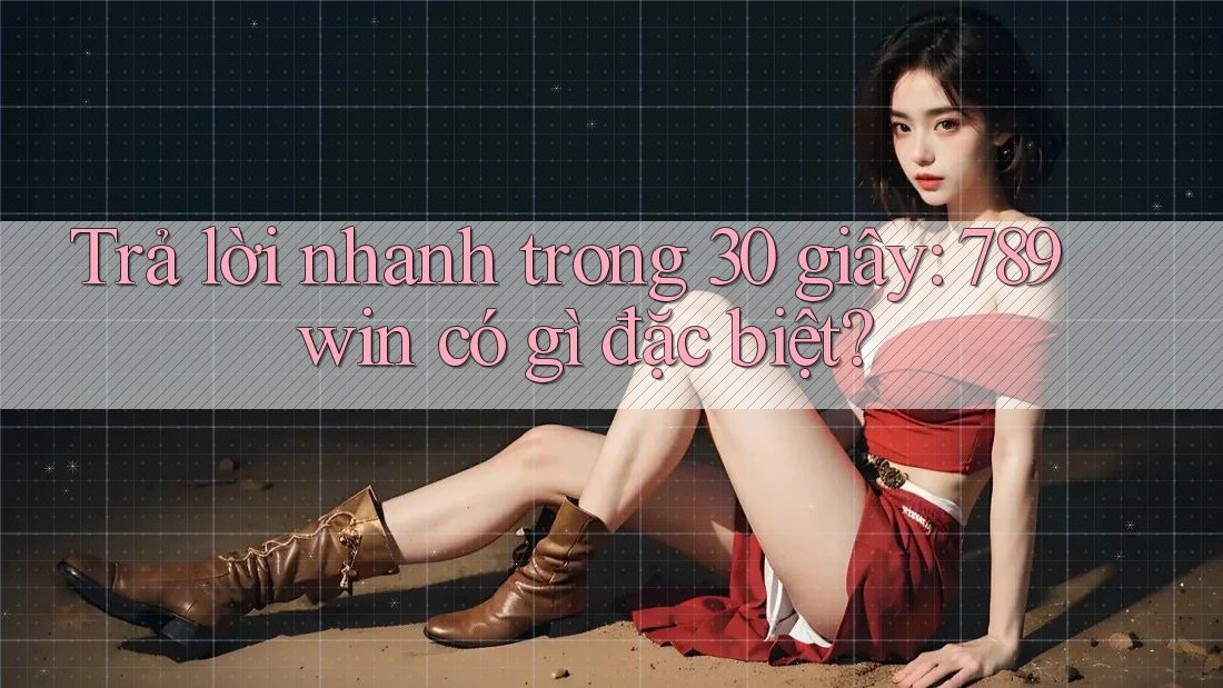 Trả lời nhanh trong 30 giây: 789win có gì đặc biệt?