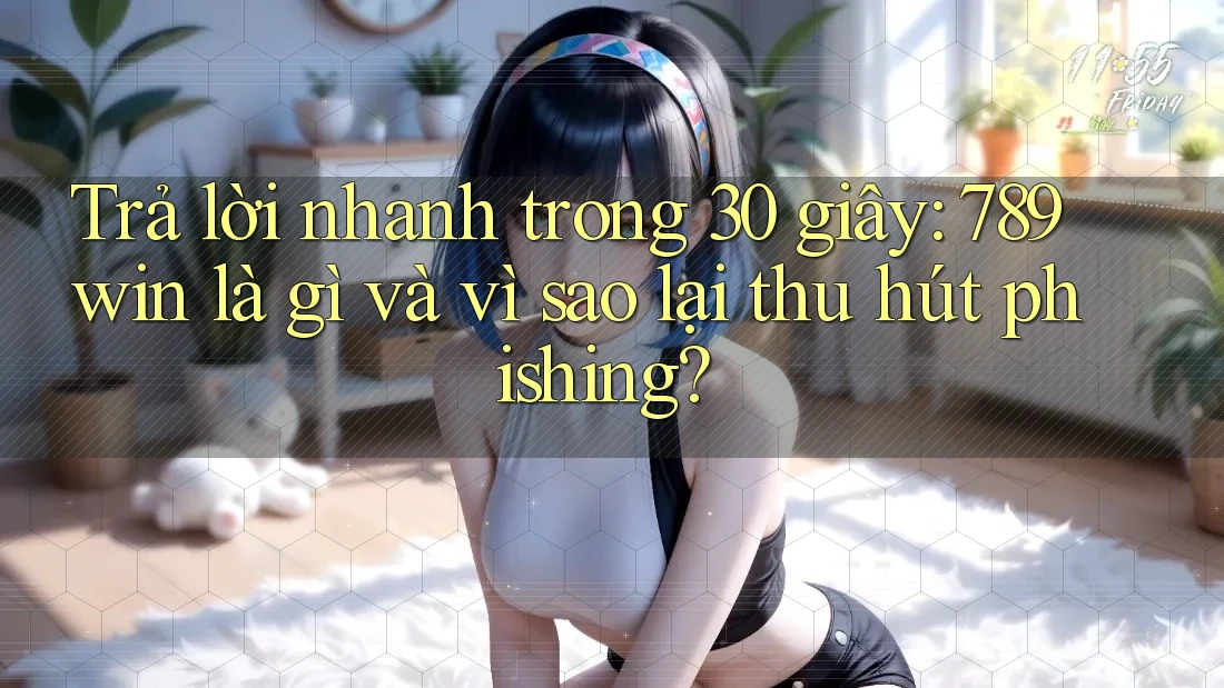Trả lời nhanh trong 30 giây: 789win là gì và vì sao lại thu hút phishing?
