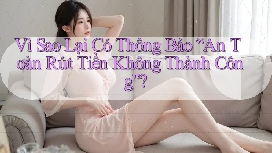Vì Sao Lại Có Thông Báo “An Toàn Rút Tiền Không Thành Công”?